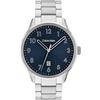 Calvin Klein Orologio con Movimento al Quarzo a Tre Lancette da Uomo Collezione MINIMALISTIC PILOT con Cinturino in Acciaio Inossidabile Argentato - 25200515, Silver