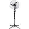 Orbegozo SF 0156 - Ventilatore a piantana oscillante ovale, 3 velocità, timer, diametro elica 45 cm, altezza regolabile, 60 W