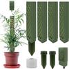 FAELNK Pali di Muschio di Plastica Sfagno per Palo Moss Pole Muschio Bastoncini per Pianteimpilabili in Plastica con Piante Supporto per l'irrigazione Fascette (Verde scuro)