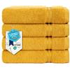 Hammetex Asciugamani 50x100 cm Set da 4 - 100% Cotone Spugna - Certificati OEKO-TEX - Morbidi, Assorbenti - con Asola per Appendere