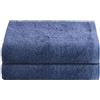 NELLA BIAGINI Telo Doccia Grande, Set da 2, Telo Bagno, 150x100 cm, 100% Spugna di Cotone, 420 gr/mq, per Sauna e SPA, Morbido, Resistente, Tinta Unita. Modello: Minerva