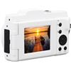 Zunate Fotocamere Digitali 4K, Videocamera per 1080P 16MP con Zoom 16X, Schermo LCD Ribaltabile da 2,4 Pollici a 180 Gradi Fotocamera Compatta per di Viaggi Fotografici