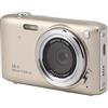 ciciglow Piccola Fotocamera per Adolescenti, Fotocamera Digitale 4K Esposizione Automatica Sottile e Leggera per Vlogging (GOLD)