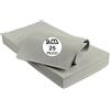Generic GM 25 Pezzi - Tovaglie in TNT 100x100cm Colore GRIGIO PERLA, Tovaglie Coprimacchia in TNT Tessuto non Tessuto Ideali per la ristorazione vari colori