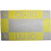 Russo Tessuti Telo Mare Maxi Spaggia Piscina Liujo Angoli Glitter Liu Jo Spugna Velour Cotone-Giallo