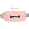 Ejoyous Cuscinetto Riscaldante Mestruale con 3 Livelli di Calore, Cintura Riscaldata Macchina Antidolorifico USB Portatile Rosa ABS Velluto