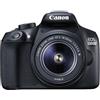 Canon Reflex EOS 1300D - Nero + Canon EF-S 18-55mm f/3.5-5.6 DC III f/3.5-5.6 - refurbished