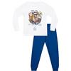 Disney Pigiama Nightmare Before Christmas | Pigiama Natalizio A Maniche Lunghe per Ragazzi | Ragazzi Pigiamone Jack Skellington | Blanco | 10-11 Anni