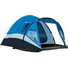 Portal Tenda a cupola per 2 persone, con vestibolo, 3 - 4 stagioni, dimensioni ridotte, 3000 mm, impermeabile, per attività all'aperto, festival, zaino da trekking