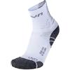 UYN Fit Calza Da Running Donna Calze, Donna, White/Pearl Grey, 35/36
