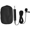 Walfront Microfono Lavalier Sassofono con Risvolto Microfono Professionale Cablato Microfono per Sassofono Erhu Lavalier Accessori per Strumenti Musicali(10M)