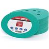 Woltersberger® 50 dischi abrasivi eccentrici Ø 125 mm | Grana P400 | 8 fori in verde | per una levigatura ottimale, versatile