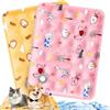 ITJMRJP Tappetino refrigerante per cani e gatti, 2 pezzi, 40 x 50 cm, auto-raffreddante, lavabile, per cani di piccola taglia e gatti