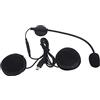 Acouto Accessori Auricolare Bluetooth Cuffia Microfono Cuffia per Casco ABS Adatta per Casco Moto V8 Nuova Versione Interfono Nero