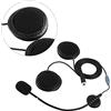 Generic Auricolare Cuffia con Telefono per Interfono per Casco Moto V8 Compatibile con Casco per Moto