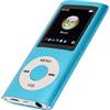 ASHATA 64G Lettore MP3, Schermo da 1,8 Pollici Lettore Musicale MP3 per lo Studio Sportivo, Supporto MP3 WMA FLAC APE AAC OGG e ACELP, Auricolare Incluso (Blu)