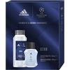 Adidas, Confezione Regalo Uomo UEFA Star Edition, Eau de Toilette 50 ml e Gel Doccia Bagnoschiuma 3in1 250 ml