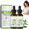 Eeiiey Ourlyard GLP-1 Health Boost Drops, Ourlyard GLP-1 Boost Drops, Professional Lercea Drop, Gocce di energia organica GLP-1, supporto immunitario ed energetico intestinale e digestivo (2 pezzi)