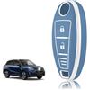 TOOMUME Cover Chiave TPU, Custodia Chiave Adatto per Suzuki Grand Vitara II SX4 S-Cross Alivio Swift Baleno Jimny Ignis Kizashi Maruti, Copri Chiavi Guscio Chiave Auto Telecomando, Tre Linee
