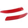 Suuonee Paraurti Riflettore, Riflettore paraurti posteriore rosso 63217158949 63217158950 Fit for E70 X5 2007-2013(Left & Right)