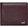 PORRASSO Portafoglio Uomo Blocco RFID Portafoglio Pelle Portamonete Portacarte di Credito Corto Portafoglio Bifold Wallet Rosso Scuro