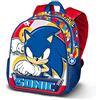 KARACTERMANIA Sonic The Hedgehog - SEGA -Sonic Game-Zaino Basic, Blu, 31 x 39 cm, Capacità 18.2 L
