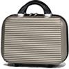 CELIMS - Beauty Case da Viaggio/Trousse da Viaggio - Rigido - Champagne - Diverse Taglie e Colori