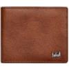 PORRASSO Portafoglio Uomo Blocco RFID Portafoglio Pelle Portamonete Portacarte di Credito Corto Portafoglio Bifold Wallet Caffè