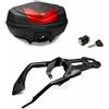 YAMAHA TRACER 700 e TRACER 7 KIT PORTAPACCHI + BAULE 50L ORIGINALE 2020 21