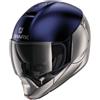 Shark Casco SHARK Evojet Dual Blank Mat Silver / Blue / Silver