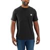 Carhartt, Pocket T-shirt a manica corta Force®, Relaxed Fit Uomo, Nero, S