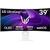 LG 39GX90SA-W Monitor PC 99,1 cm (39") 3440 x 1440 Pixel Wide Quad HD OLED Bianco [39GX90SA-W.AEU]