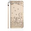 Butnyeoe Cover per iPhone 7/8/SE 2020/SE 2022 Libro,Gatti/Fiori Motivo in Rilievo Custodia,PU Pelle Protettiva Portafoglio Flip Wallet Case Con Slot per Schede e Magnetica Supporto,Beige/Cachi