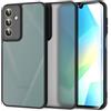 MIKULLE Cover per Samsung Galaxy A16 5G / 4G con 1 Pezzi Pellicola Vetro Temperato,Opaca Traslucida Hard PC e Silicone TPU Bumper Case Morbido Slim Antiurto AntiGraffio - Nero