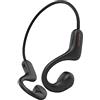 Nuroum Auricolare Senza Fili Bluetooth 5.3 Open-Ear con Doppio Microfono, Auricolare Sportivo Durata della Batteria di 10 Ore, Impermeabilità IPX6