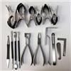 Gotrays Kit di riparazione del sassofono facile da usare, realizzato in 17 pezzi d'accia