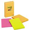 Post-it Foglietti Super Sticky Grandi, a Righe, 270 Foglietti, 101 x 152 mm | a Tenuta Extra Forte per Riunioni, Elenchi e Promemoria; Riposizionabili, Aderiscono su Superfici Verticali