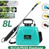 Other 8L spruzzatore elettrico giardino automatico atomico USB ricaricabile pianta spruzzatore stivale sprinting acqua può irrigazione del giardino - Style B 5L Blue
