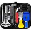 Gotrays Kit di riparazione dell'orologio, kit di strumenti professionali della barra