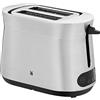 WMF Kineo Tostapane in acciaio inox, doppia fessura con inserto per panini, 2 fette, 10 livelli di doratura, 980 W, acciaio inox opaco