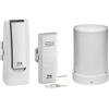 TFA Set di avvio TFA Dostmann Weatherhub, con trasmettitore di temperatura e pluviometro radiocontrollato, SmartHome, ideale per piscina, laghetto, unità di raffreddamento, facile da installare