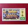 CALCIATORI 1970/71 BRASILE SQUADRA Figurina FUORICLASSE Panini (NEW) PELE' RIMET