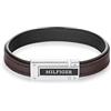 Tommy Hilfiger Jewelry Braccialetto in Pelle da Uomo Colori Nero e Marrone - 2790559