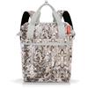 reisenthel Allrounder R Snake Sand, zaino e borsa per il trasporto in uno, con linguetta per trolley da viaggio, Snake Sand, R