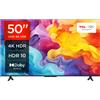 TCL 50V6B TV 50" 4K HDR Ultra HD Google TV con design senza bordi Dolby Audio
