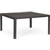 KONTE.DESIGN Tavolo allungabile KIPLIN in alluminio antracite 149×97 cm - 149×149 cm
