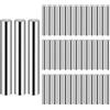 ywchoshe 42 Pz Supporto per Mensola, Pioli Reggimensola Legno Vetro, Perni per Mensole in Acciaio Inox, Perni Cilindrici per Mensole, Staffe per Mensole Ripiani Armadio Supporti per Mensole (6 x 40 mm)