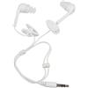 LOVIVER Cuffie per Auricolari IPX8 Impermeabili con Audio Subacqueo Sportivo da 3,5 Mm per MP3, Bianca