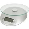 Home Living Bilancia Elettronica da Cucina 5 kg con Piano in Vetro