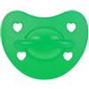 Chicco Gommotto Luxe, Ciuccio in Silicone per Neonati 6-16 Mesi con Finitura SoftSense - Verde
